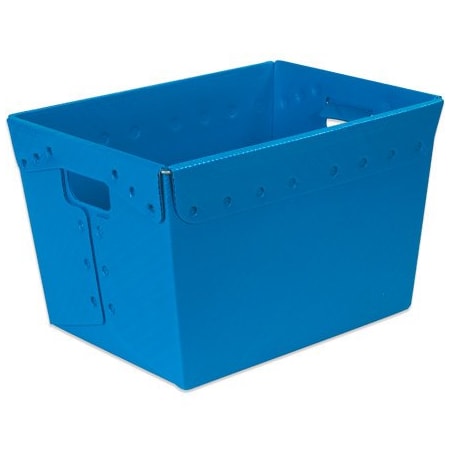 Bsc Preferred 18 x 13 x 12'' Blue Space Age Totes, 6PK BUY00029423